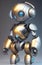 Sleek Futuristic Robot Cartoon Character for Sci-Fi Enthusiasts