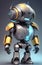 Sleek Futuristic Robot Cartoon Character for Sci-Fi Enthusiasts