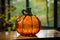 Sleek Glass bottle oil pumpkin. Generate Ai