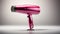 Sleek hair dryer on a clean white background, a must-have tool for modern styling and beauty