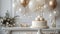 Sleek and minimalist decor infuses the birthday scene with timeless sophistication