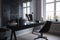 sleek, minimalist home office with sleek furniture and modern accessories