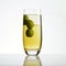 Sleek And Minimalistic Glass Of Drinks With Olives - Inspired By Ed Freeman