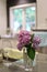 Sleek Modern Southern Kitchen Centerpiece with Bokeh Effect