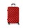 Sleek Red Suitcase Isolated