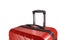 Sleek Red Suitcase Isolated