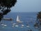 A sleek schooner in admiralty bay