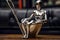Sleek Silver: Modern Luxury Human Figure Sculpture