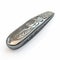 Sleek Silver Remote Control With Elongated Design