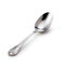 Sleek Simplicity: Metal Silver Spoon Isolated on White Background. Generative ai