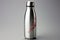 Sleek Stainless Steel Bottle with Intricate Silver Details: Your Perfect Hydration Companion!