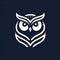Sleek Strength Emblem of an Owl