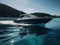 A sleek and stylish luxury speedboat ready for adventure created with Generative AI