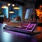 Sleek and Stylish Mechanical Keyboard XYZ123 with RGB Backlighting in Action