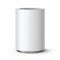 Sleek White Trash Can Futuristic Design For Modern Spaces