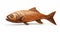 Sleek Wood Fish Carving With Smooth Curved Lines - Maori Art Inspired