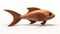 Sleek Wooden Fish Sculpture: 3d Printed Maori Art With Precisionist Design