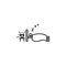 sleep away outline icon. Element of lazy person icon for mobile concept and web apps. Thin line icon sleep away can be used for we