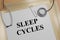 Sleep Cycles - medical concept