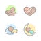 Sleeping baby Icons