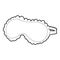 Sleeping mask icon, outline style