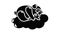 Sleeping panda icon animation