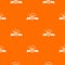Sleeping pattern vector orange