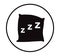 Sleeping pillow icon vector illustration.