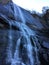 Sleepy beautiful cascading falls rolling down old rock formations