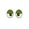 Sleepy eyes from green eyes series of frankenstein