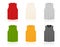 Sleeveless T-shirts blank templates