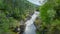 Slettafossen, a waterfall in the Rauma river, a little south of Verma upstream in Romsdalen in MÃ¸re og Romsdal