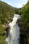 Slettafossen, a waterfall in the Rauma river, a little south of Verma upstream in Romsdalen in MÃ¸re og Romsdal