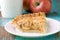 Slice of apple pie