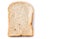Slice bread grains isolated