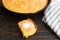 Slice of Buttermilk Cornbread with Butter