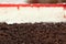 Slice chocolate cake