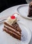 Slice of Decadent Black Forest Cake