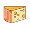 slice fresh cheese nutrition food