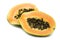 Slice fresh papaya