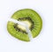 Slice of kiwi. fruit pie chart