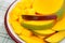 Slice mango dish