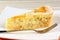 Slice of Neapolitan Pastiera tart
