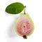 Slice pink guava