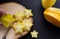 Slice ripe Averrhoa carambola, Star apple or star fruit.