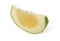 Slice of sweet green Pomelo (grapefruit)