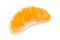 Slice of tangerine or mandarin fruit