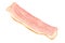 Slice of tasty pork bacon