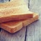 Slice toast bread retro-vintage style