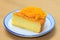 Slice of Victoria sponge cake